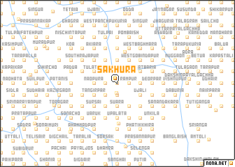 map of Sākhura