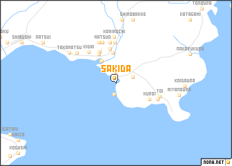 map of Sakida