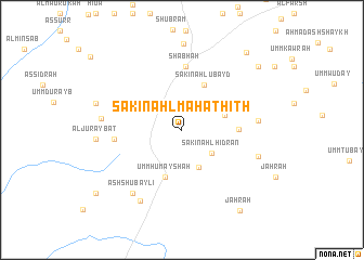 map of Sākin Ahl Mahāthīth