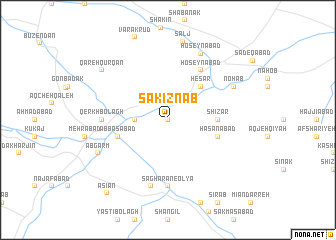 map of Sakīznāb