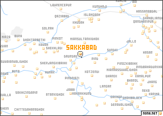 map of Sakkabad