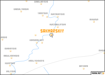 map of Sakmarskiy