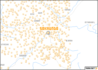 map of Sakmunda