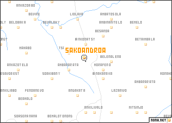 map of Sakoandroa