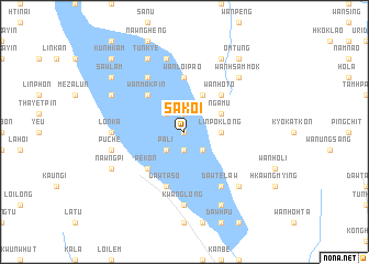 map of Sa-koi