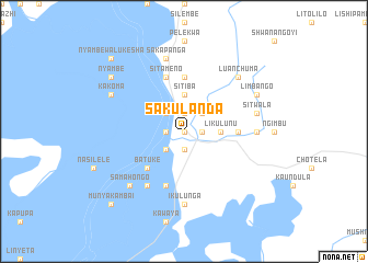 map of Sakulanda