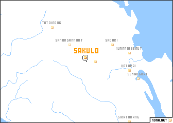 map of Sakulo