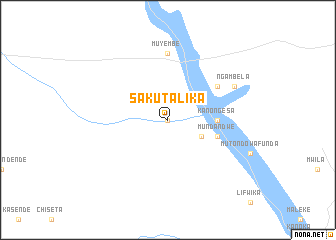 map of Sakutalika