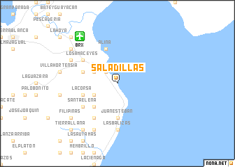 map of Saladillas