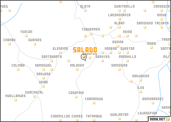 map of Salado
