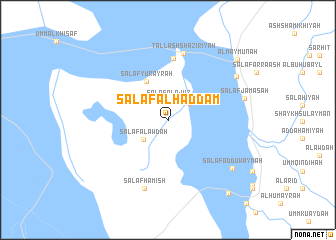 map of Salaf al Haddām