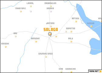 map of Salaga