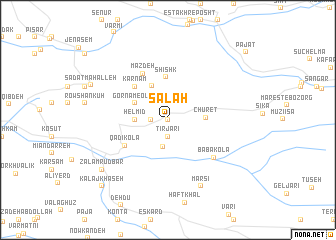 map of Şalāḩ