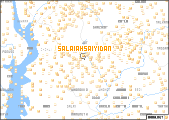 map of Salāiāh Saiyidān