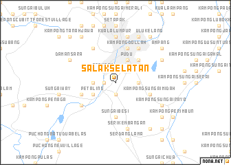 map of Salak Selatan