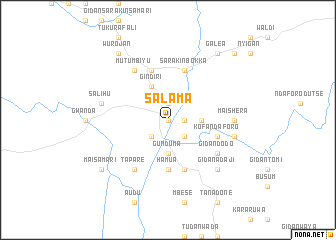 map of Salama