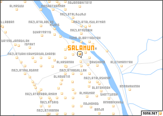 map of Salāmūn
