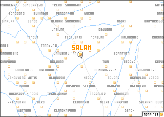 map of Salam