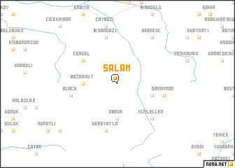 map of Salam