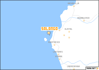 map of Salango