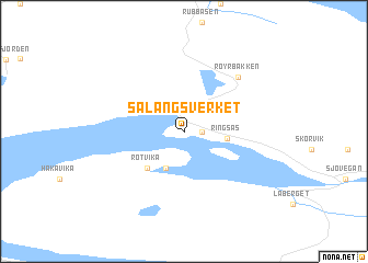 map of Salangsverket