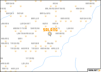 map of Salang