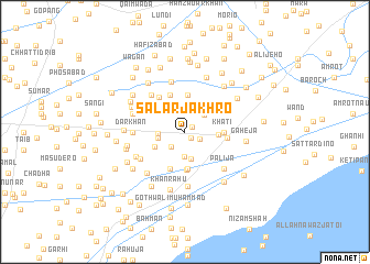 map of Sālār Jakhro