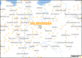 map of Sālār Kandeh
