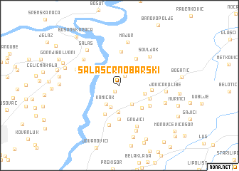 map of Salaš Crnobarski