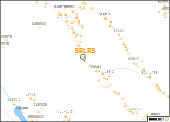 map of Salaš