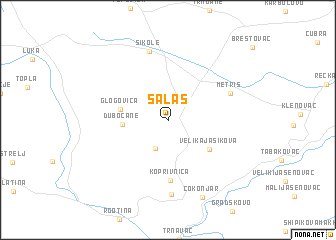 map of Salaš