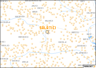 map of Salatići