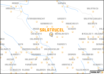 map of Sălătrucel