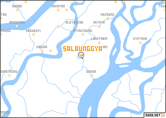 map of Salaunggya