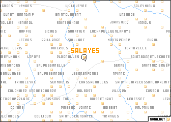 map of Salayes