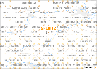 map of Salbitz
