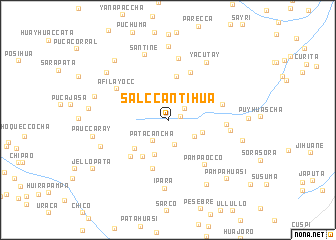 map of Salccantihua