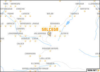 map of Salceda