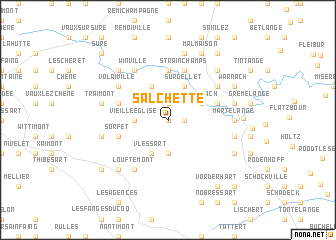 map of Salchette