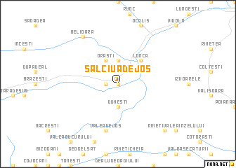 map of Sălciua de Jos