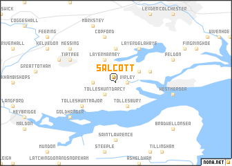 map of Salcott