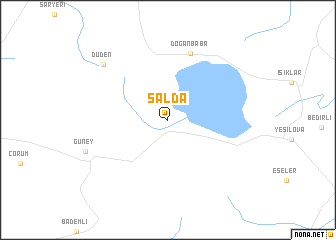 map of Salda