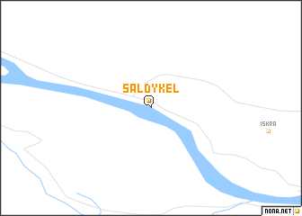 map of Saldykel\