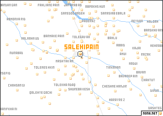 map of Şāleḥī Pāʼīn