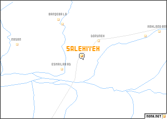map of Şāleḩīyeh