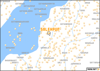 map of Sālehpur