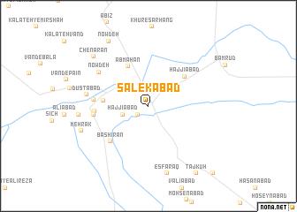 map of Sālekābād