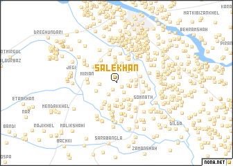 map of Sāle Khān