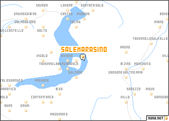 map of Sale Marasino