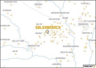 map of Salem Branch